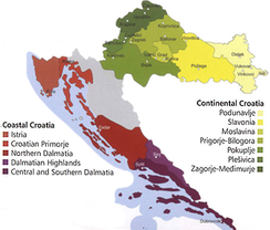 Croatian wine regions