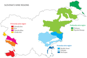 Slovenia wine regions