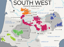 Sud Quest France wine regions